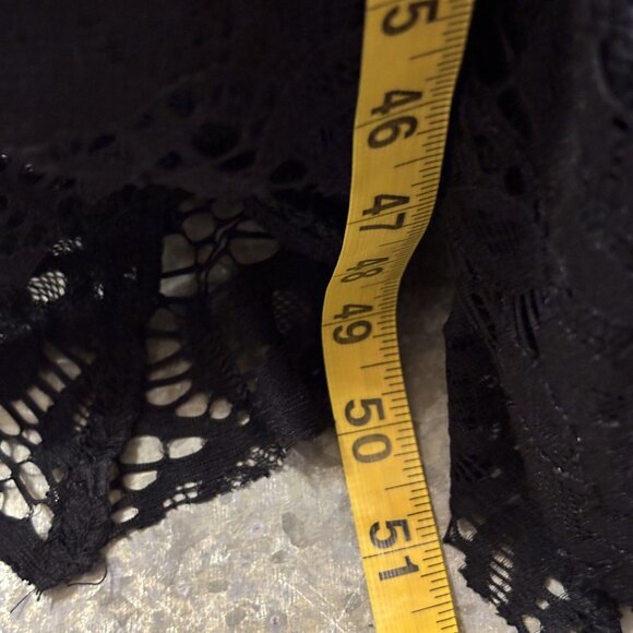 Taylor Womens Black Lace Sleeveless Midi Dress Size 12 New With Tags - Picture 9 of 11